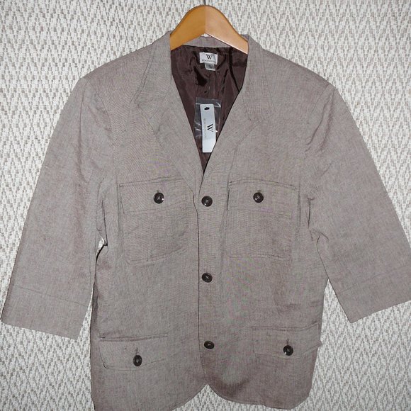Worthington 3/4 Sleeve Blazer Suit Jacket XL NWT - Picture 9 of 9